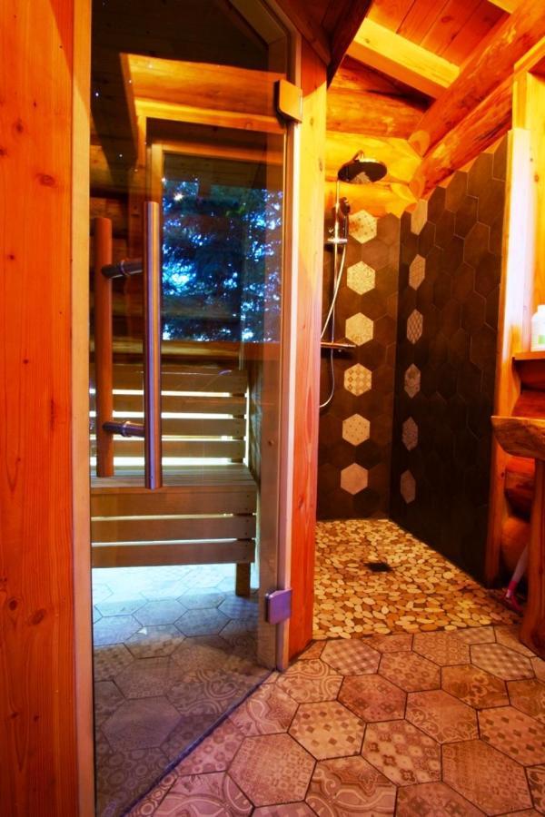Pialous:Chalet En Rondins Avec Espace Detente La Chapelle-d'Aurec Exterior foto